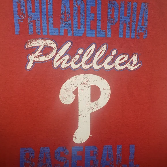 NWT Women's Philadelphia Phillies Majestic Tank Top Shirt - Picture 2 of 4